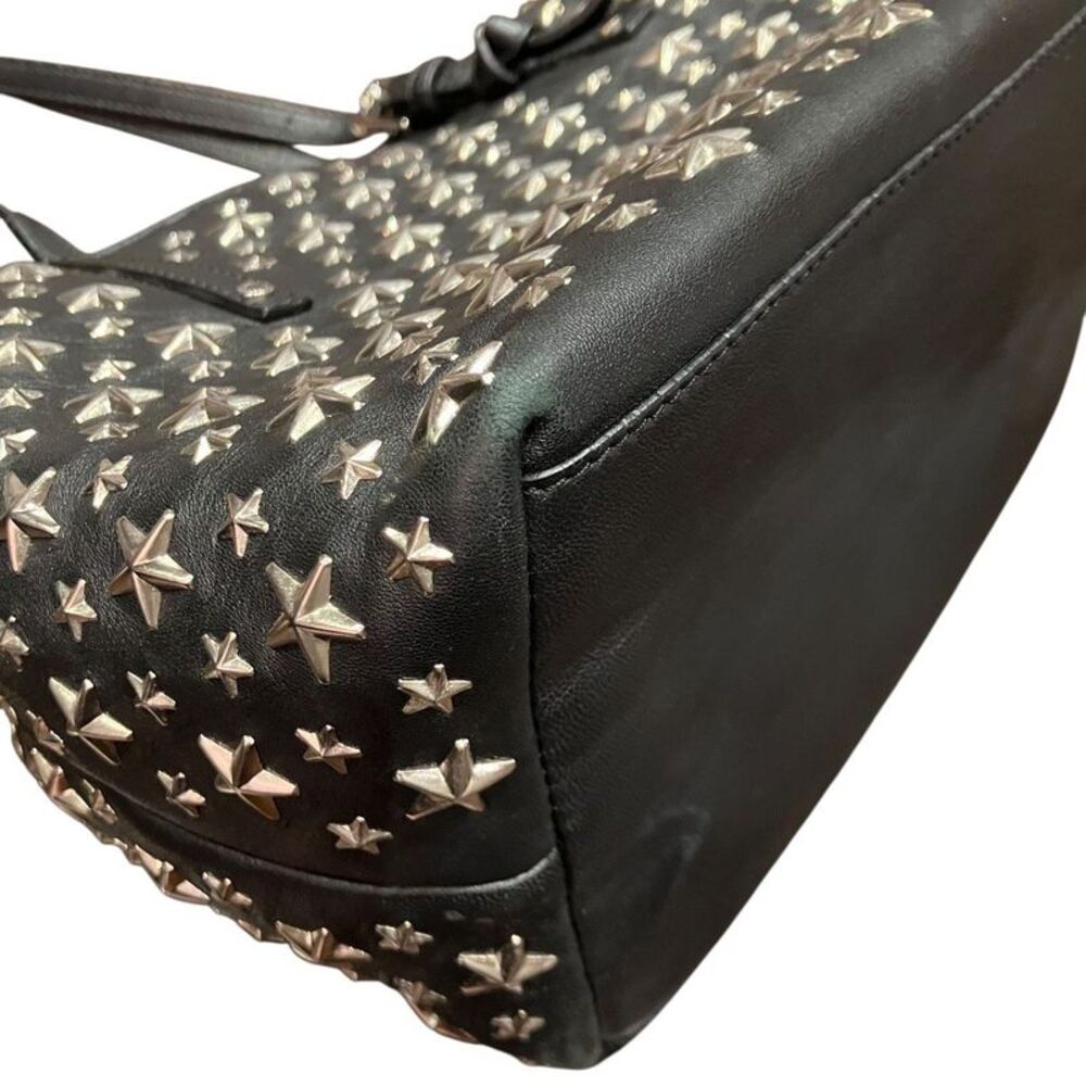 JIMMY CHOO Sasha S Leather Tote Bag - Picture 7 of 9